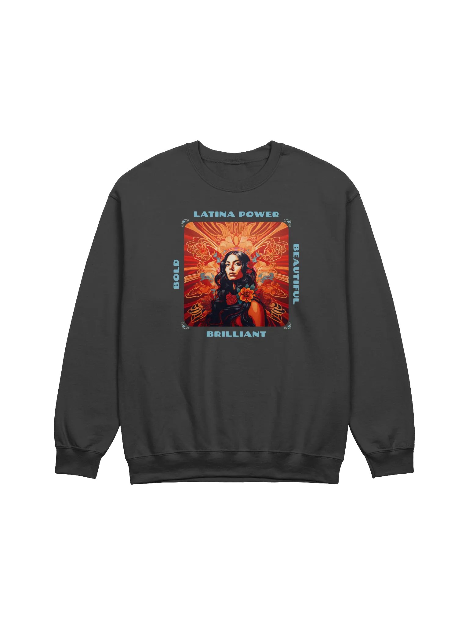 Latina Power Floral Crewneck Sweatshirt product image (9)