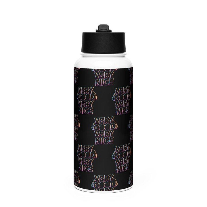 Colorful Vibes Stainless Steel Water Bottle product image (1)