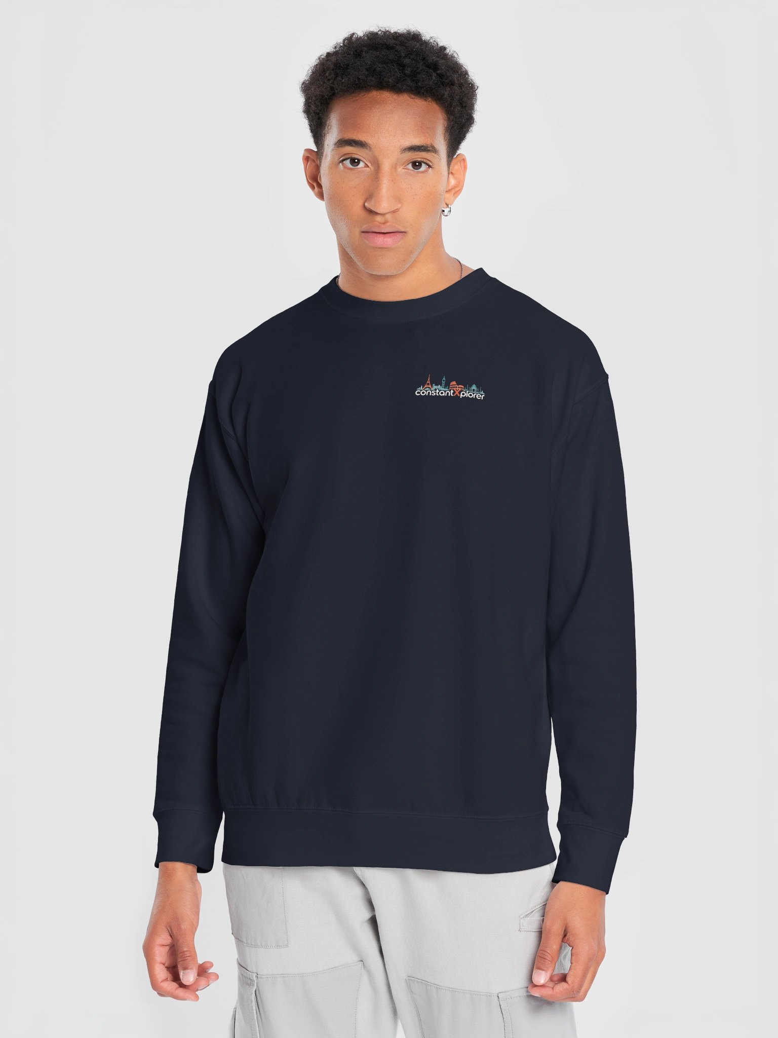 constantXplorer Crewneck Sweatshirt, Black or Navy product image (20)