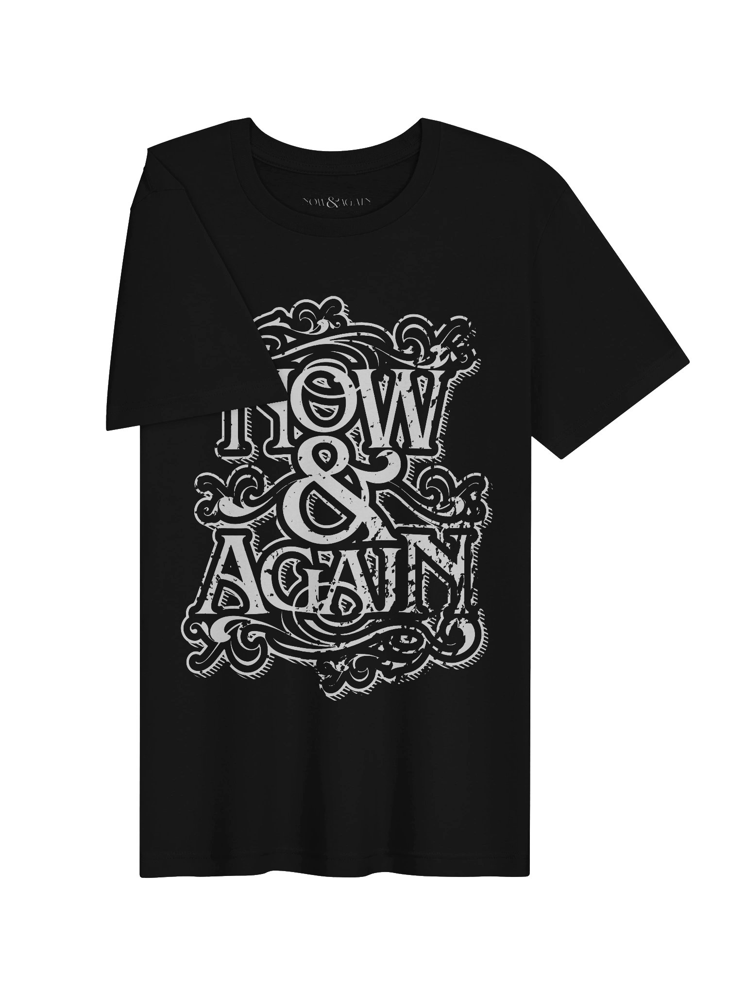 N&A Logo Distressed White product image (3)
