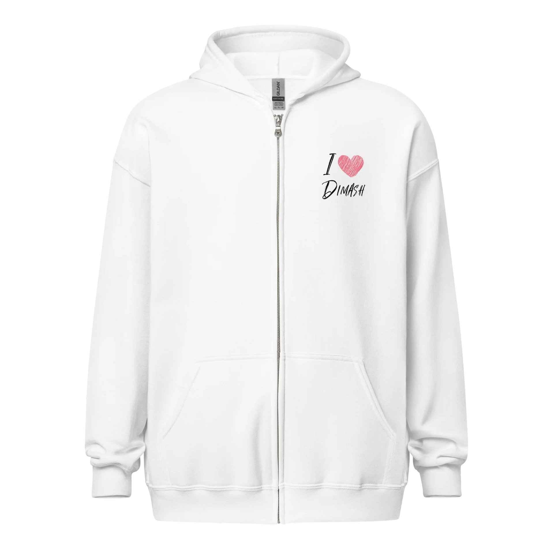 Singer From Kazakhstan Zippered Gildan Unisex Hoodie product image (9)