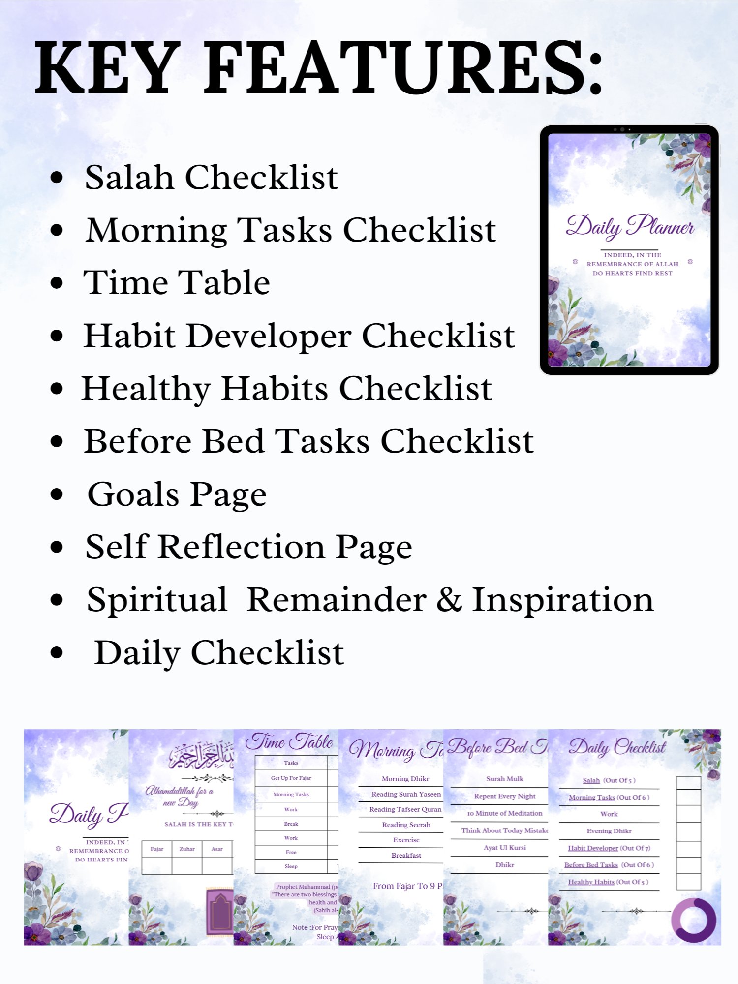 The Ultimate MuslimAscend Digital Daily Planner product image (3)