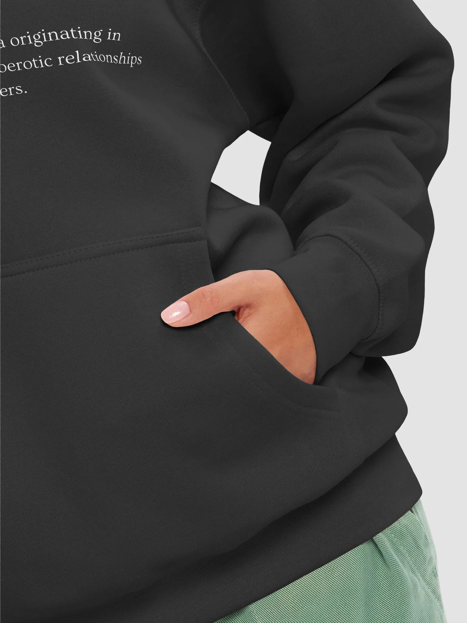 Girls Love Definition Dark Hoodie product image (5)