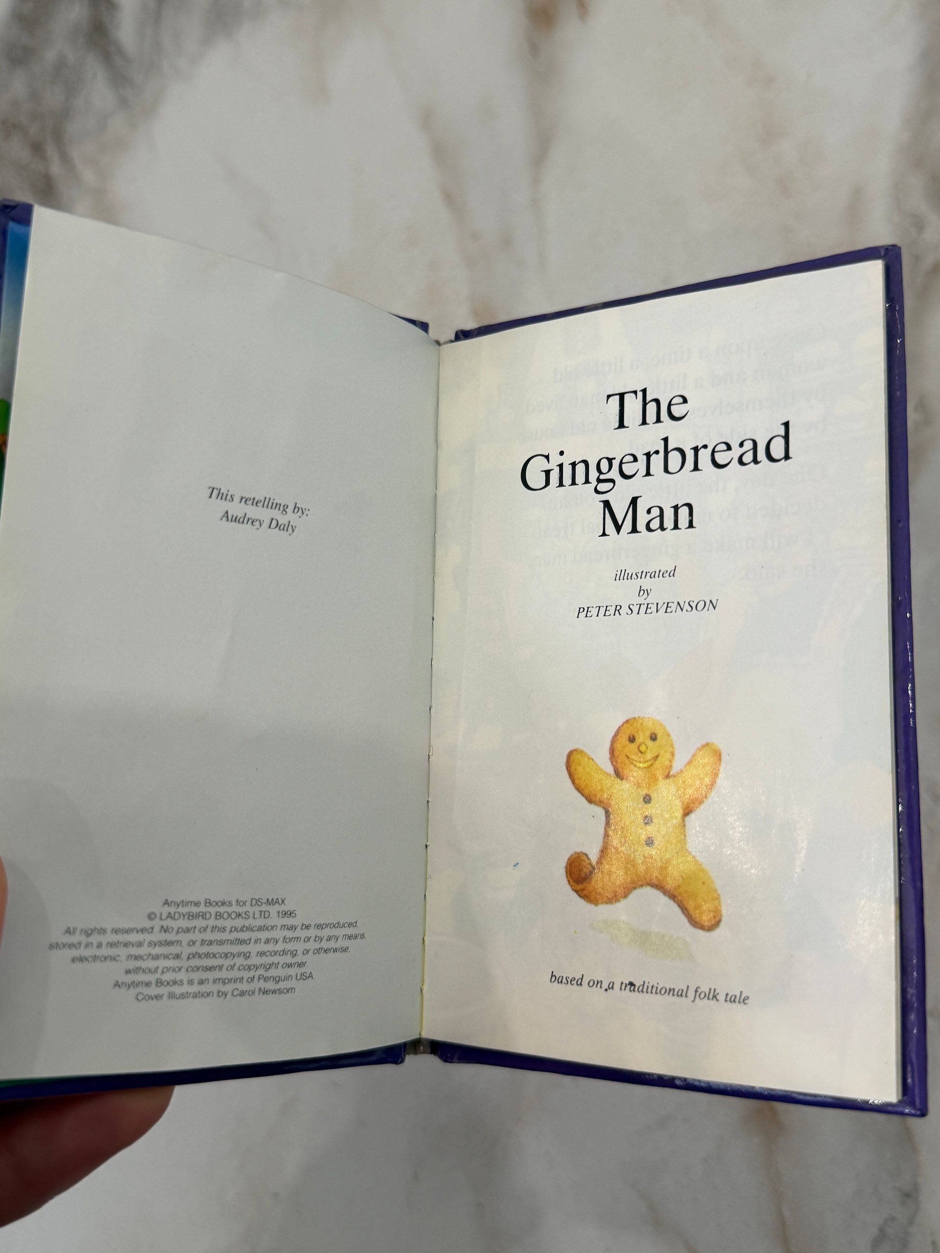 1995 The Gingerbread Man | Fairy Tale Castle Mini Hardcover | Audrey Daly | Peter Stevenson product image (4)