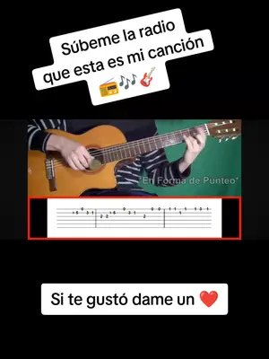 Seguime para más canciones en guitarra 🎸 Tabs completas en mi perfil ➡️ #requinto #guitarra #tabs #punteo #tutorial 