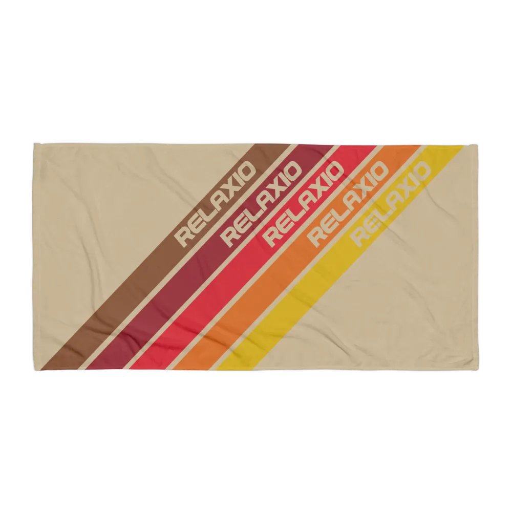 Chic 80s Lines Towel product image (1)