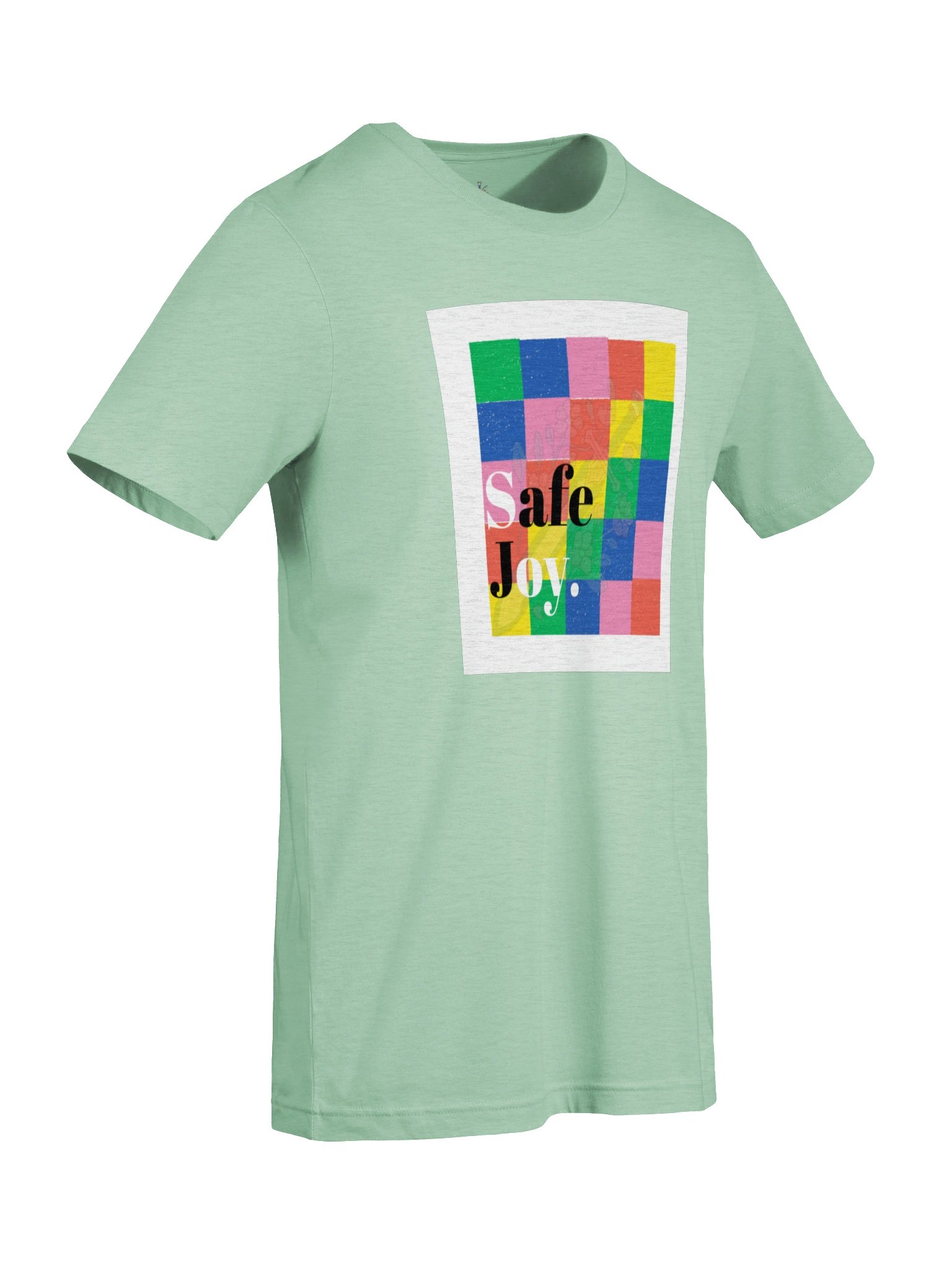 Safe Joy - Colored Checkerboard T-shirt product image (46)