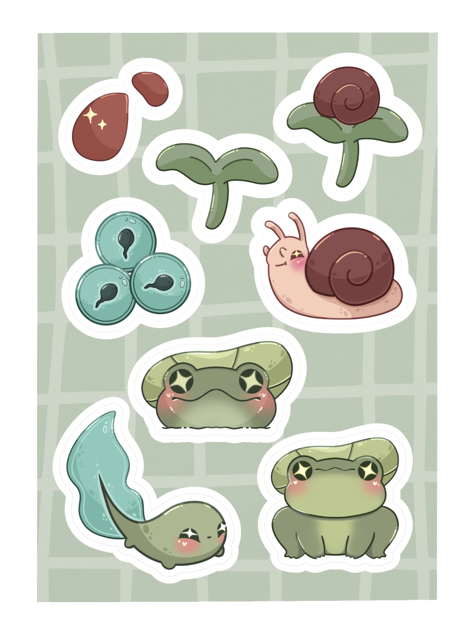 Snorburt and Bepis sticker sheet product image (3)