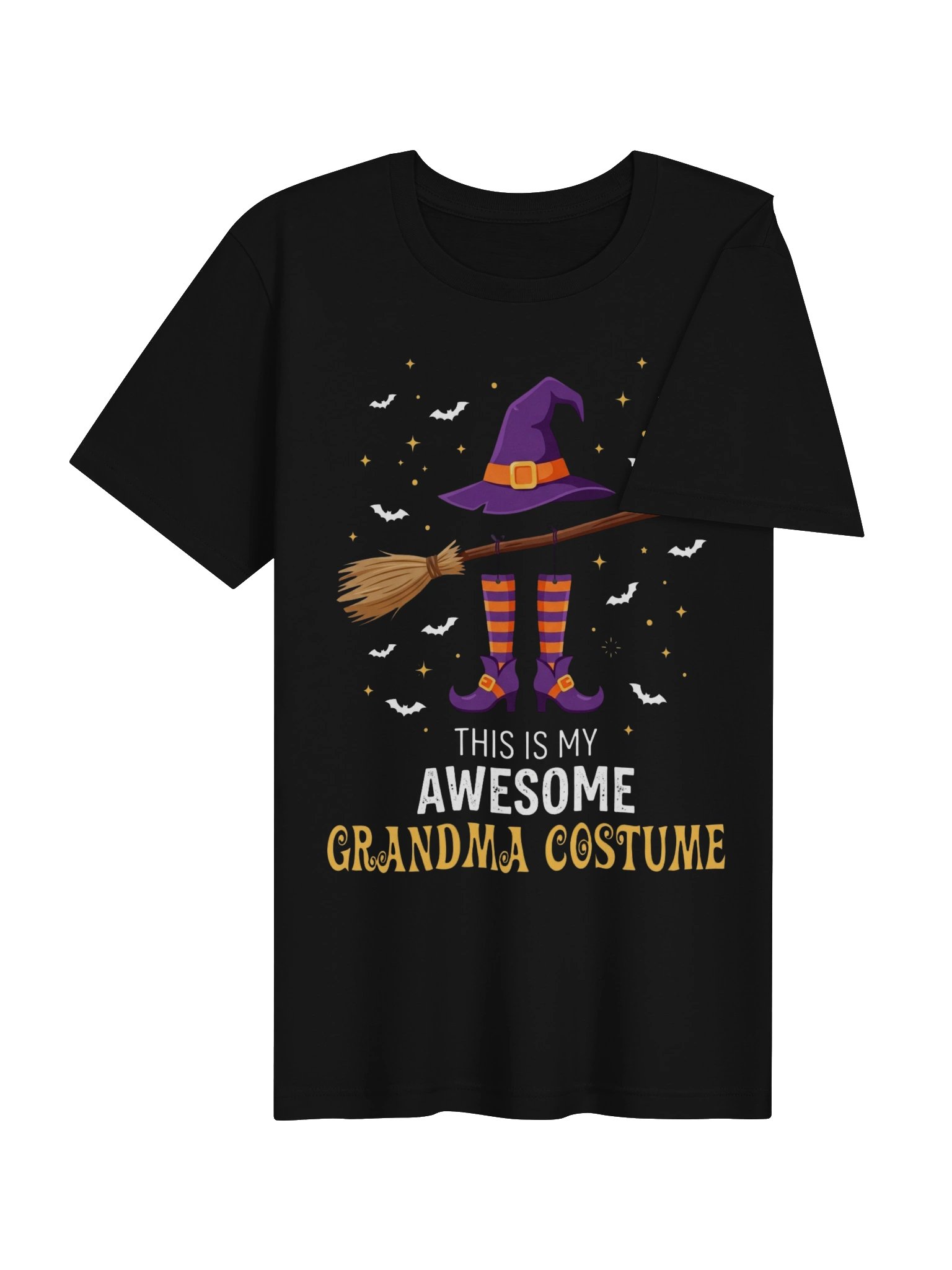 This Is My Awesome Grandma Costume Witch Halloween T-Shirt - Funny Halloween Shirt for Grandmothers product image (21)