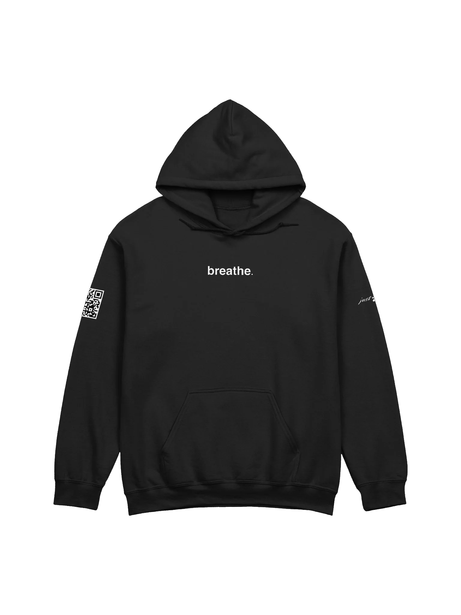 'breathe.' hoodie