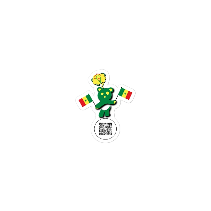 Senegal — Country Bear Sticker | BehrBrained Media product image (1)