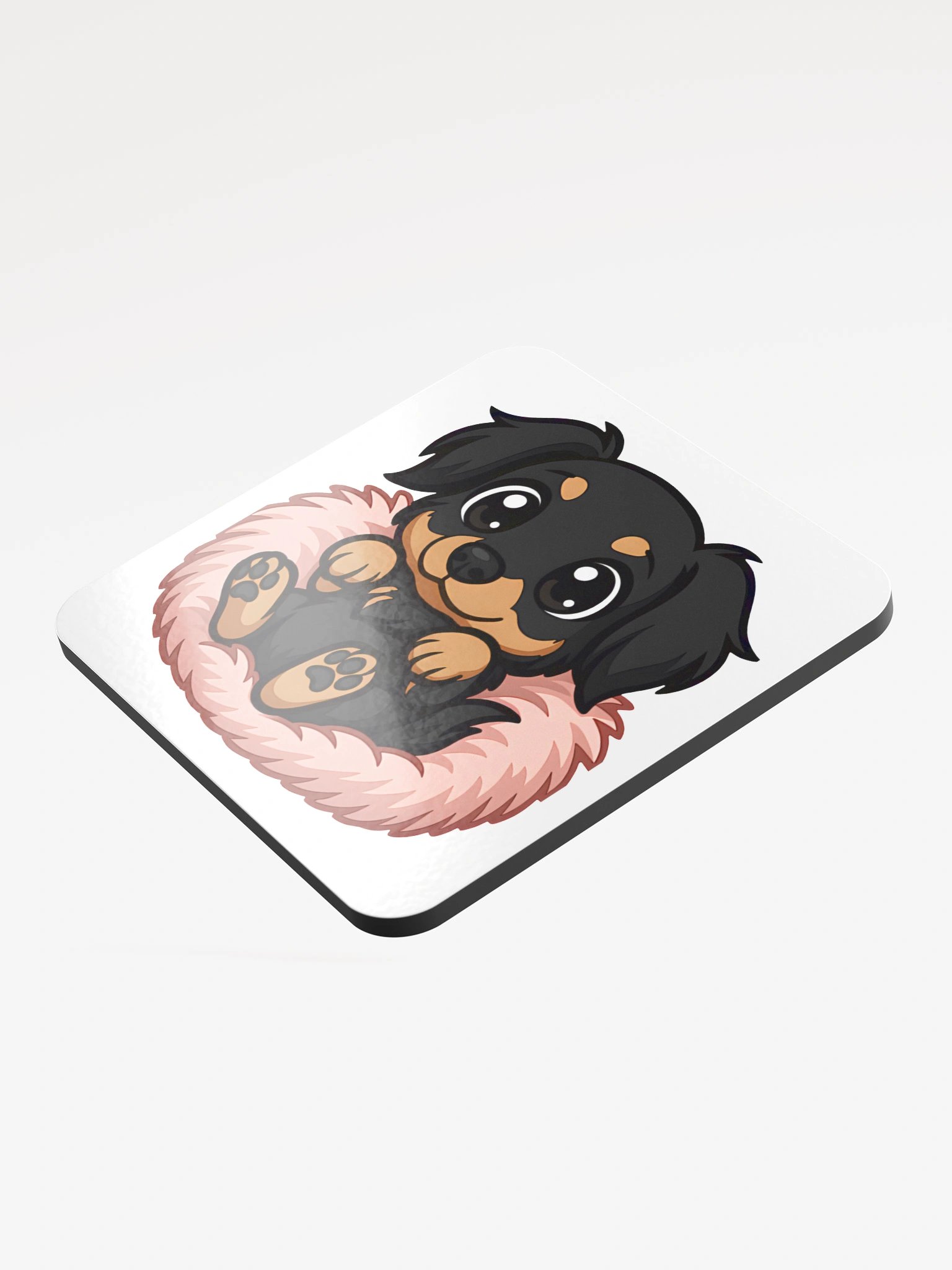 Daisy Glossed Cork Coaster product image (3)