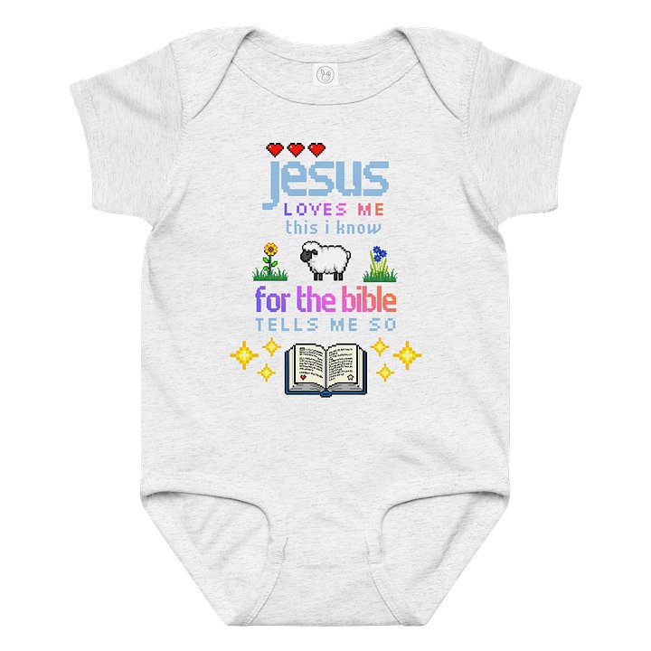 Jesus Loves Me Onesie product image (1)