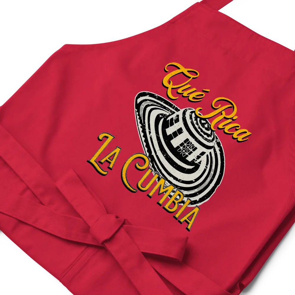 Qué Rica La Cumbia Cotton Twill Apron product image (2)