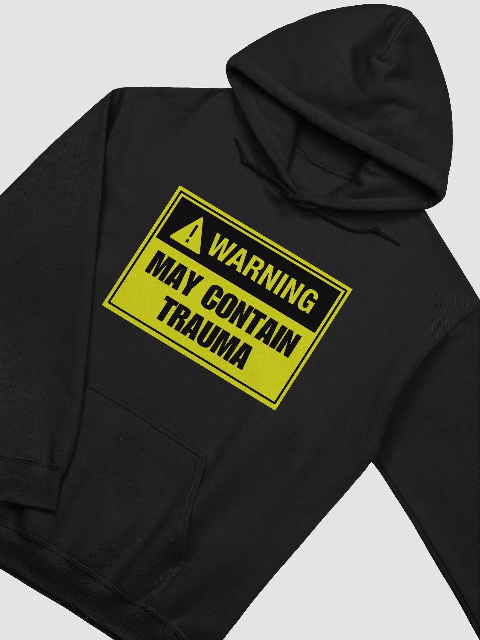 Warning may contain trauma Hoodie product image (3)