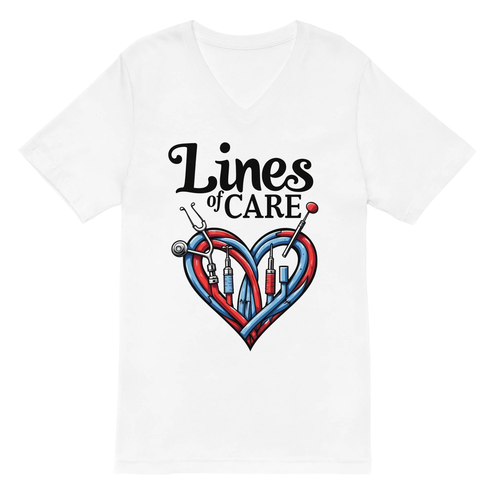 Lines of Care Heart T-shirt product image (2)