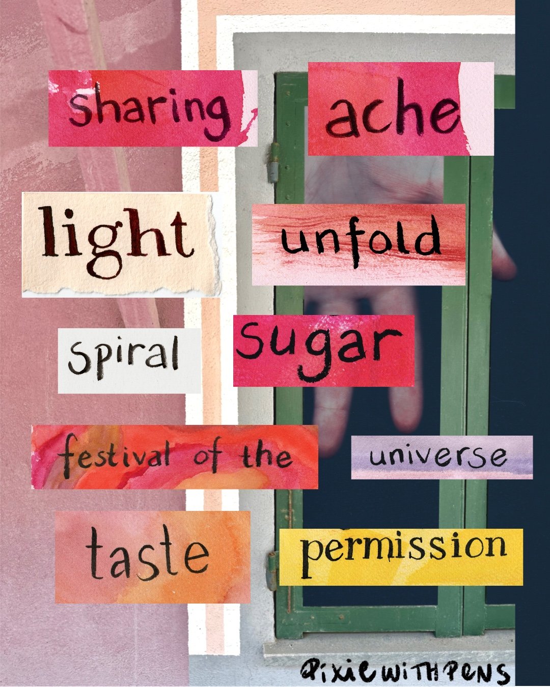poetry fucks digital collage kit product image (3)