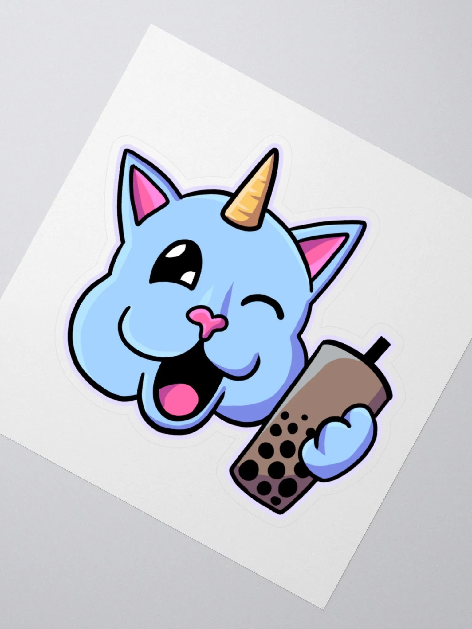 Kittycorn Boba Sticker product image (4)