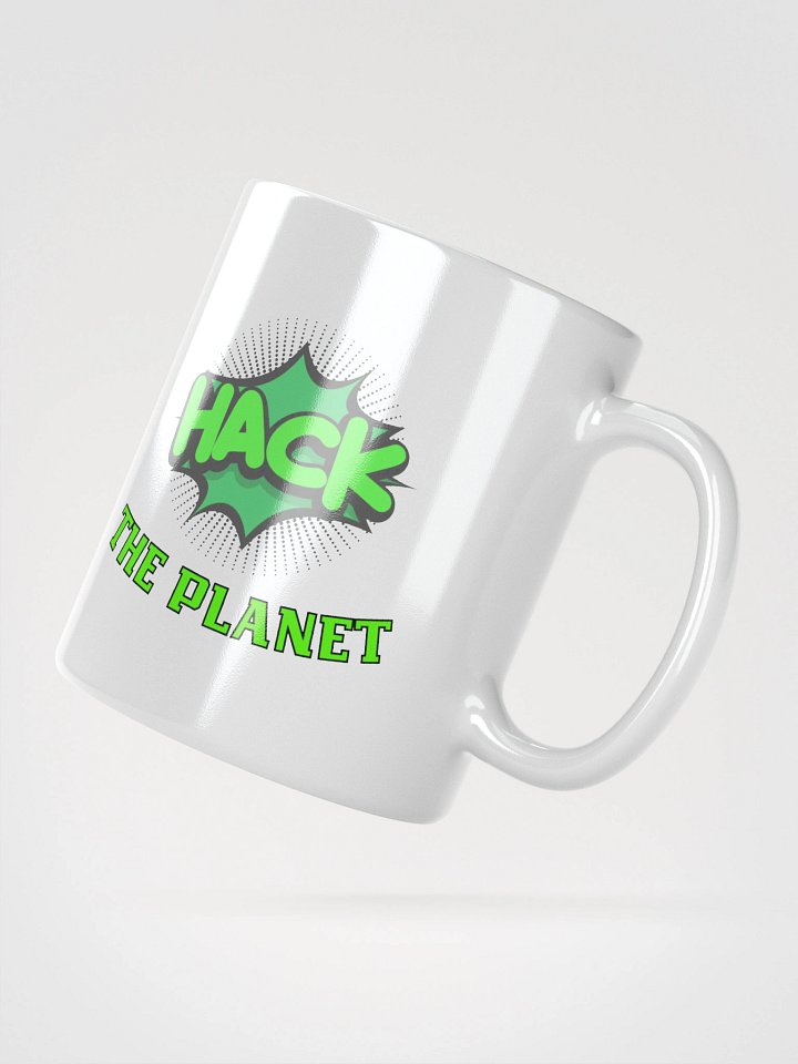 💻 Hack the Planet – 11oz Glossy Mug product image (2)