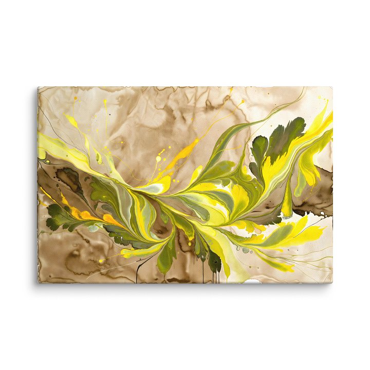 Modern Nature Abstract Canvas (fits well in wood floor) product image (1)