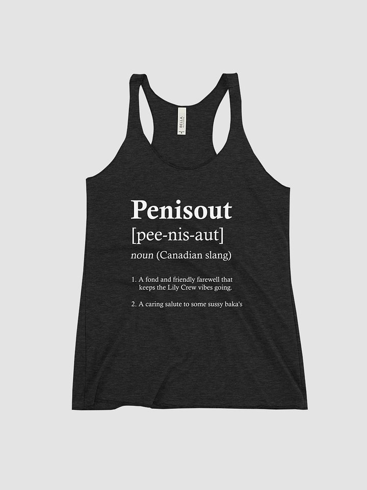 P***sout Keisha ~Bella and Canvas Ladies Triblend Racerback Tank product image (1)