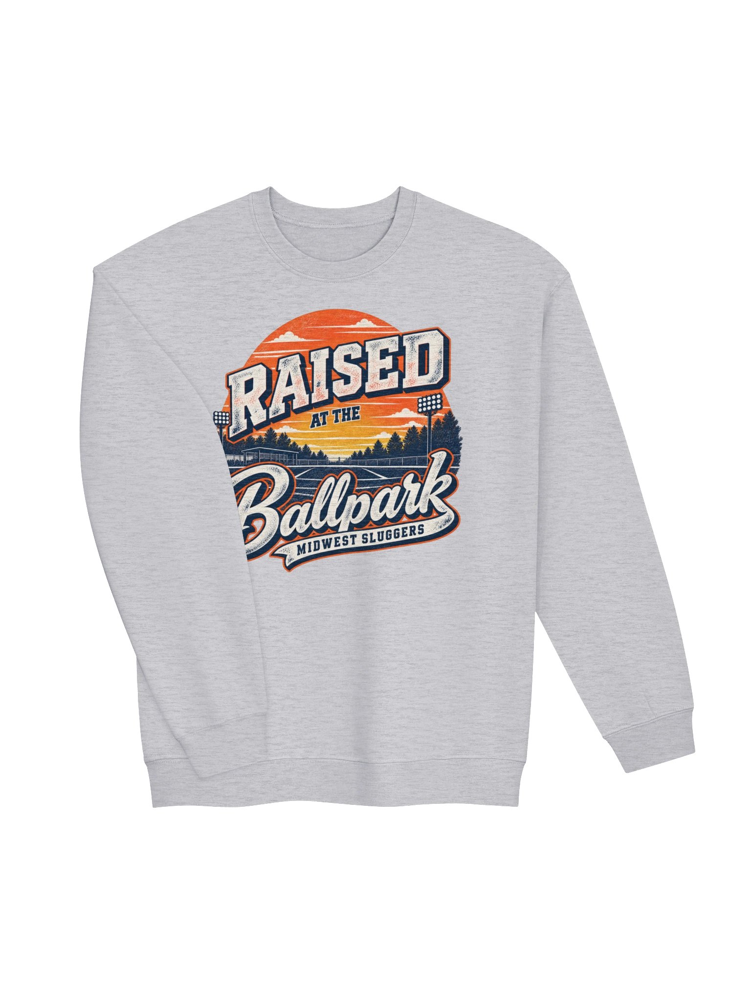 Raised At The Ballpark Unisex Crewneck Sweatshirt product image (10)