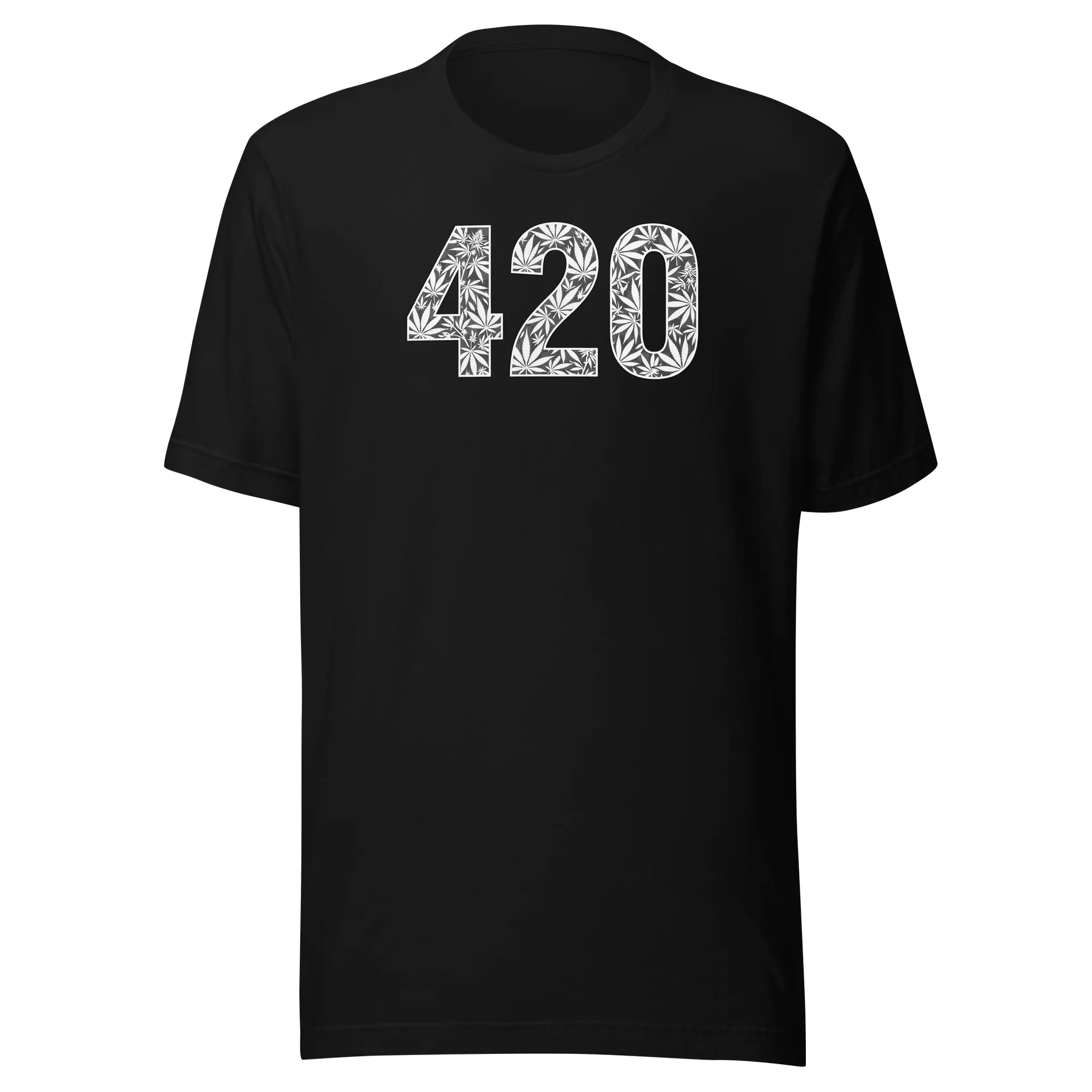 Women's 420 With Leaf Font Tshirt product image (1)