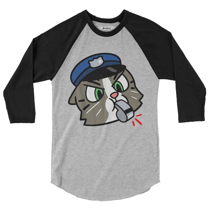 Officer Kitty Cat Raglan product image (12)