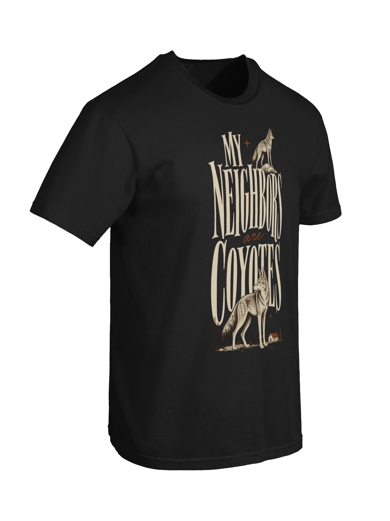 My Neighbors Are Coyotes – Desert Life T-Shirt product image (58)