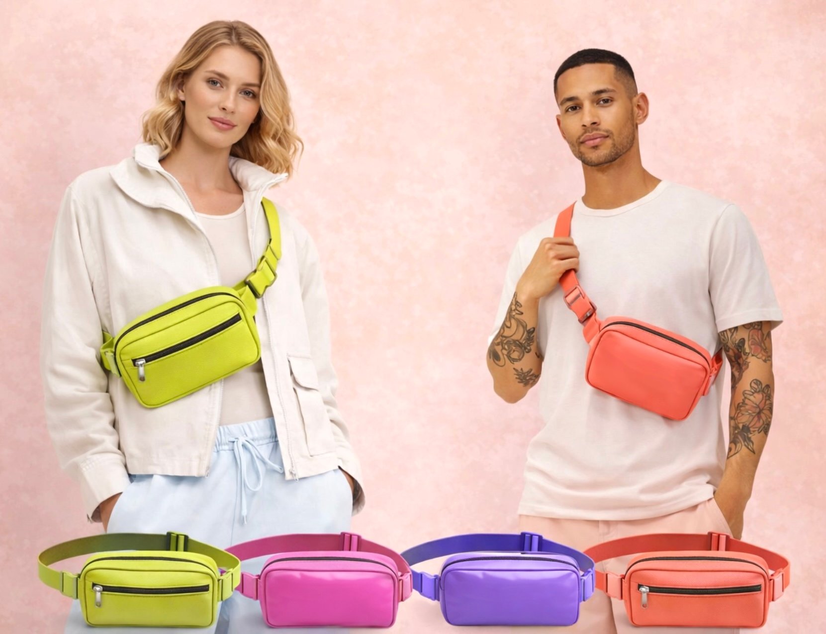 Modern rectangle shape Waist Bag - Sewing Pattern product image (8)
