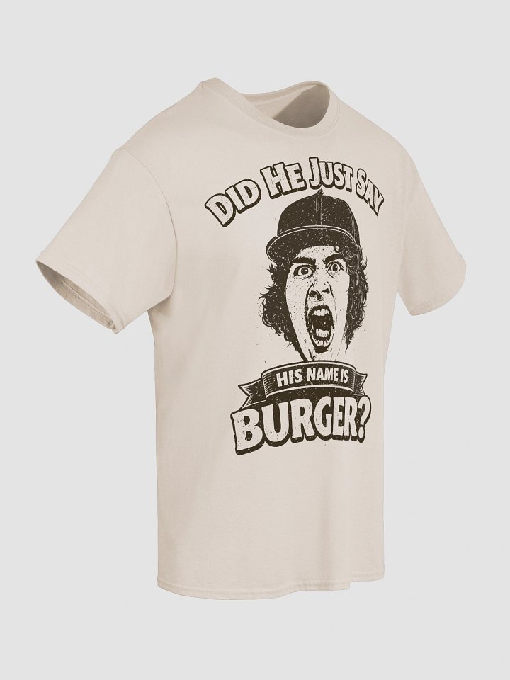 His Name Is Burger Meme Shirt | Just Beyond Evan Burger Trevor Larkin Tee product image (2)