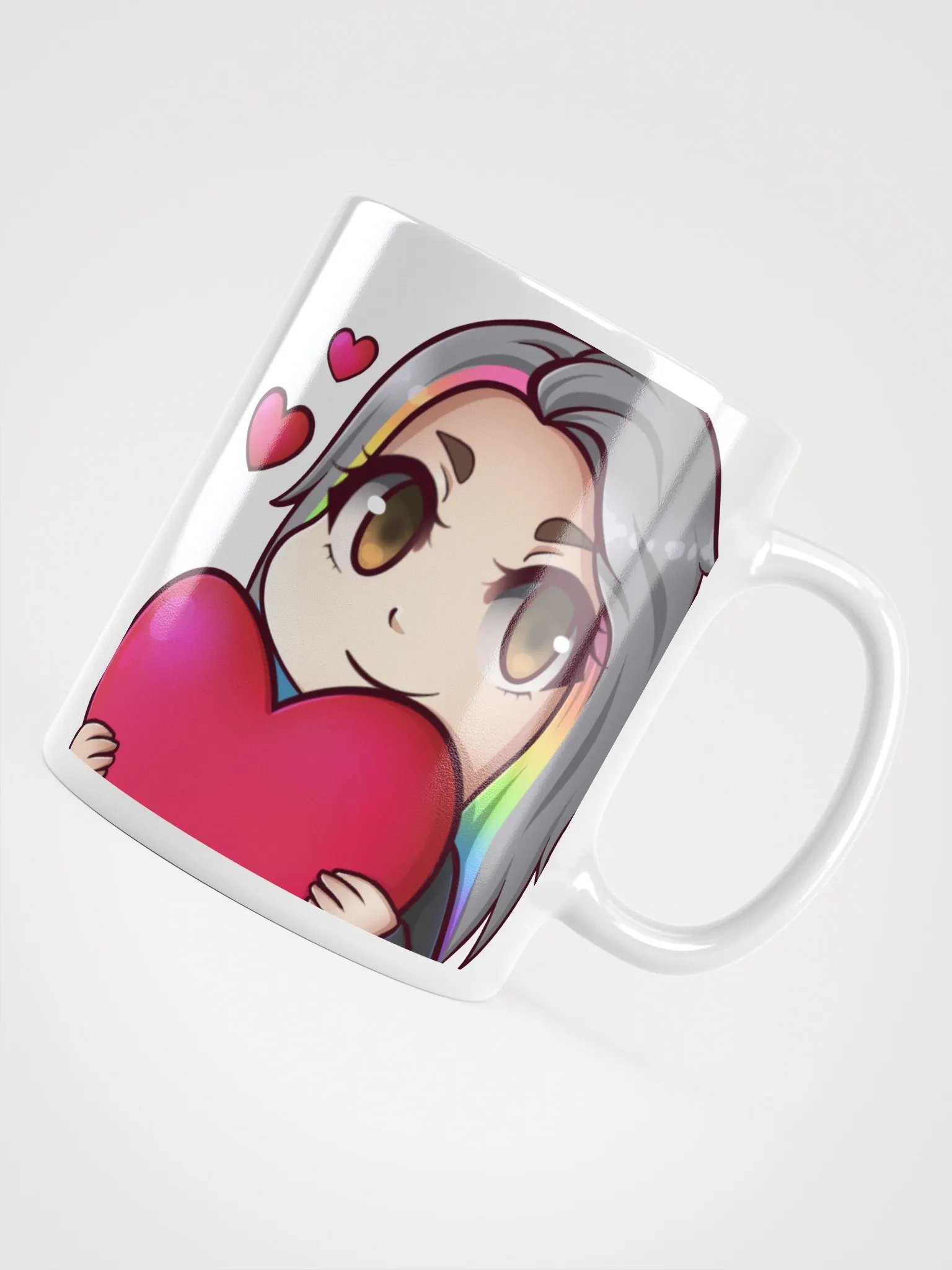 Heart Emote | Glossy Mug product image (4)