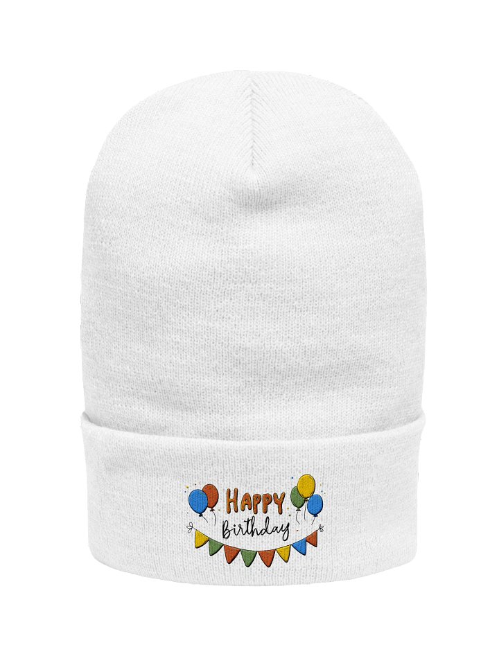 Happy Birthday Yupoong Cuffed Beanie product image (8)
