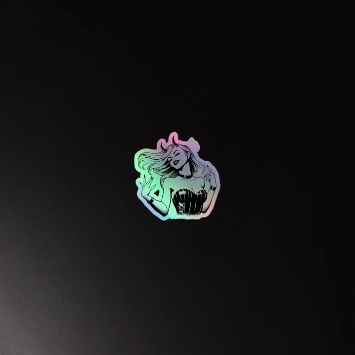 Sassy Not Bratty Hologram Sticker product image (4)