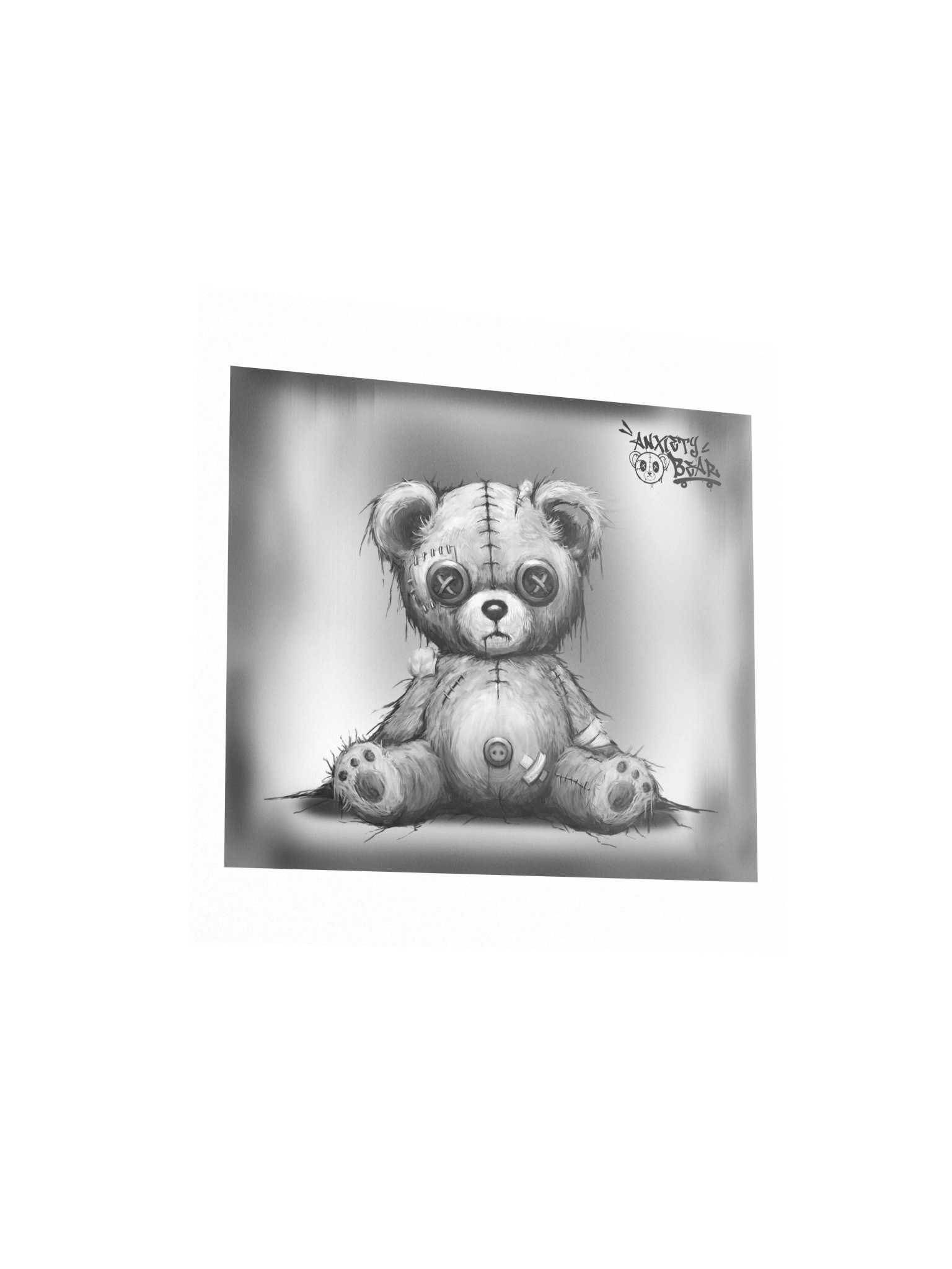 Anxiety Bear Spooky Poster product image (6)
