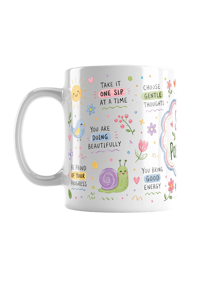 Sip of Positivity Mug – Morning Mindset Affirmation Coffee Cup, Positive Thinking Gift, Daily Motivation Mug product image (1)