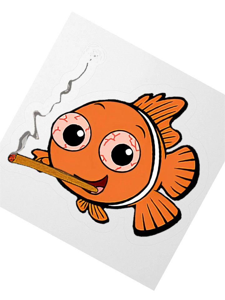 Lowkey Fishy Sticker product image (6)