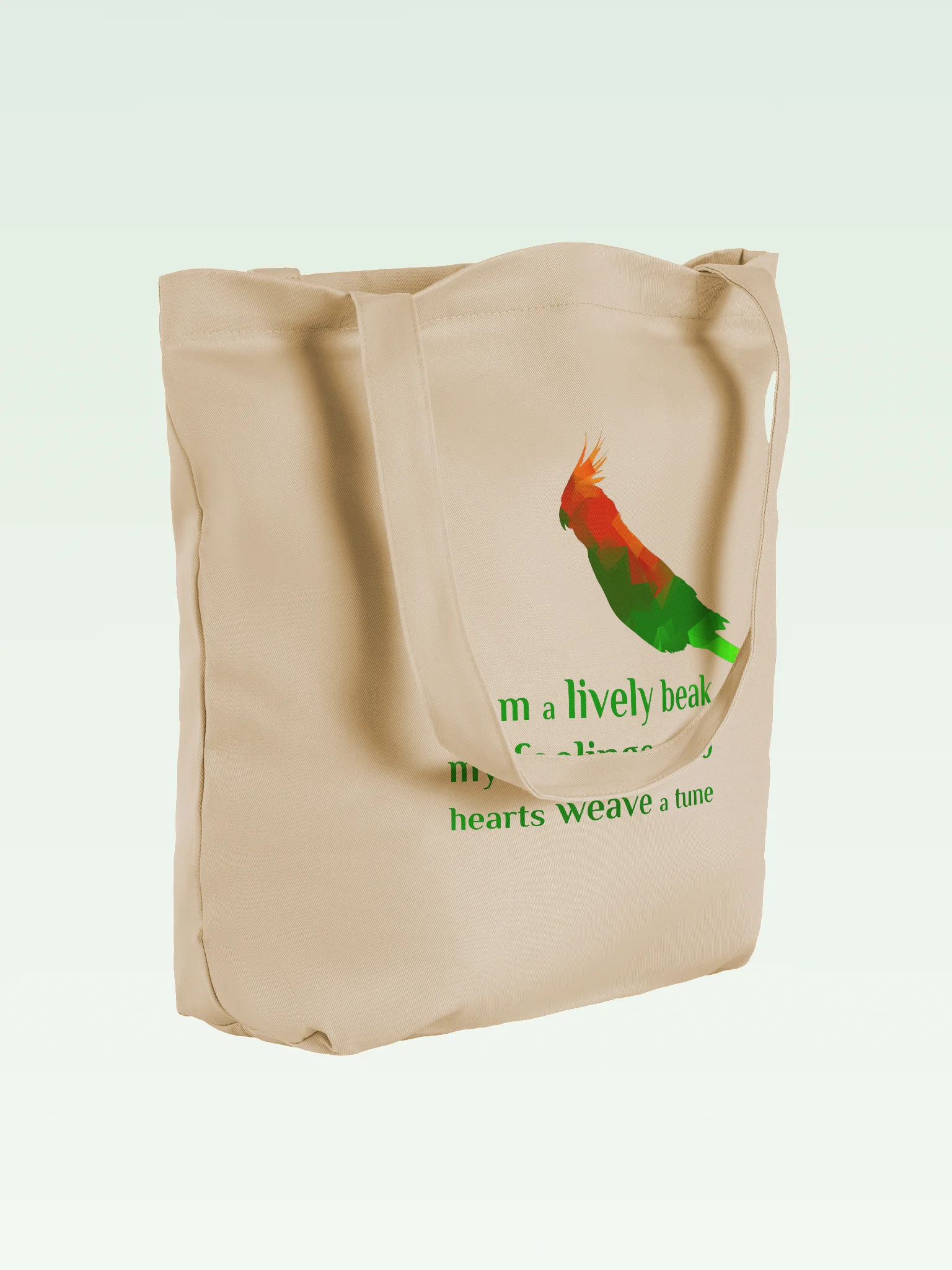 Organic Cotton Tote - Parrot product image (2)