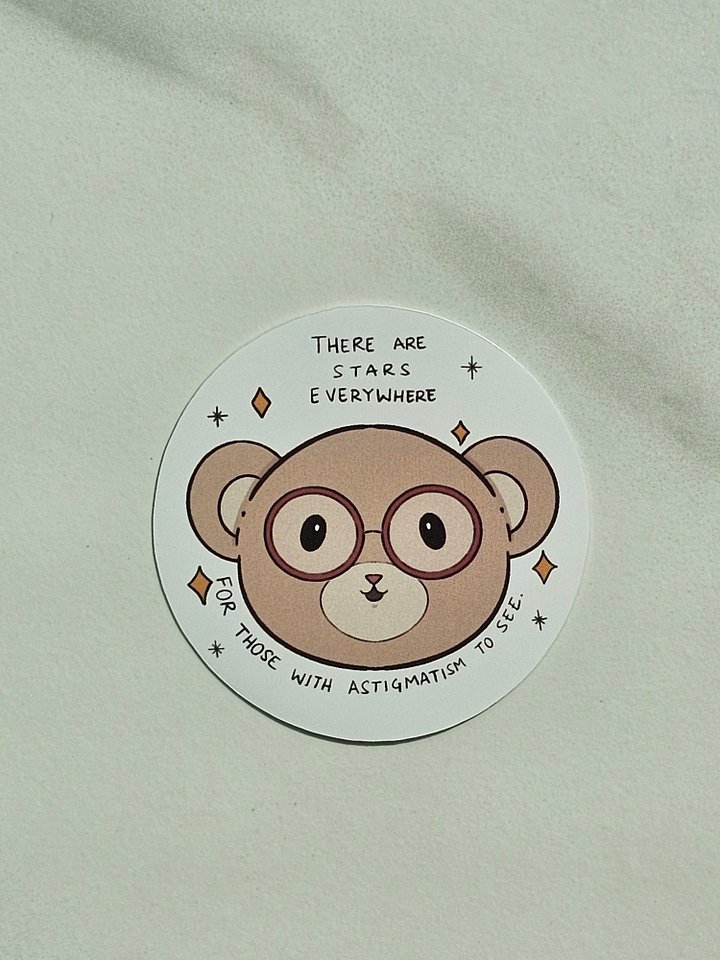 Astigmatism: Vinyl Sticker product image (1)