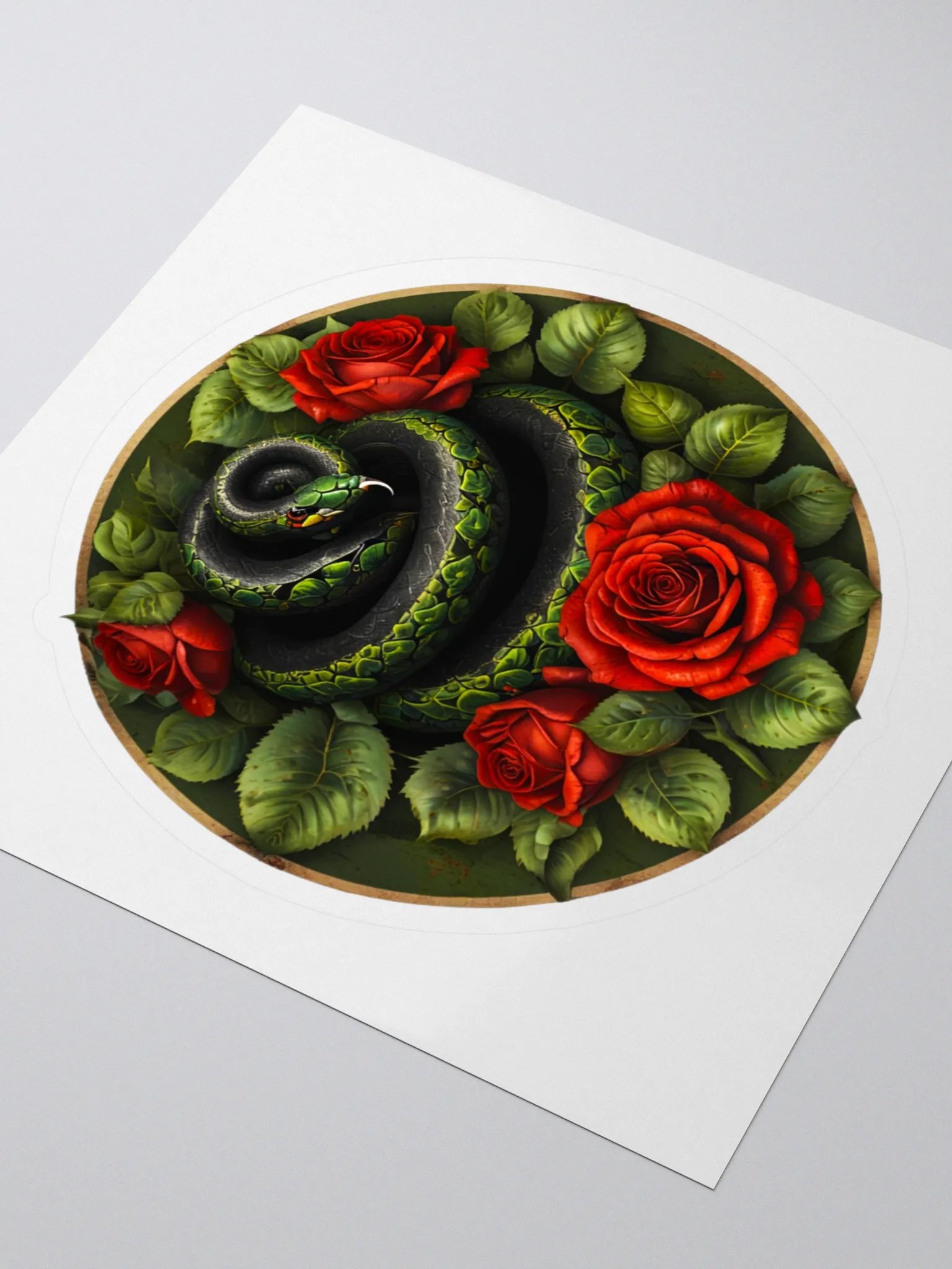 Enchanted Serpent Kiss Cut Stickers product image (3)