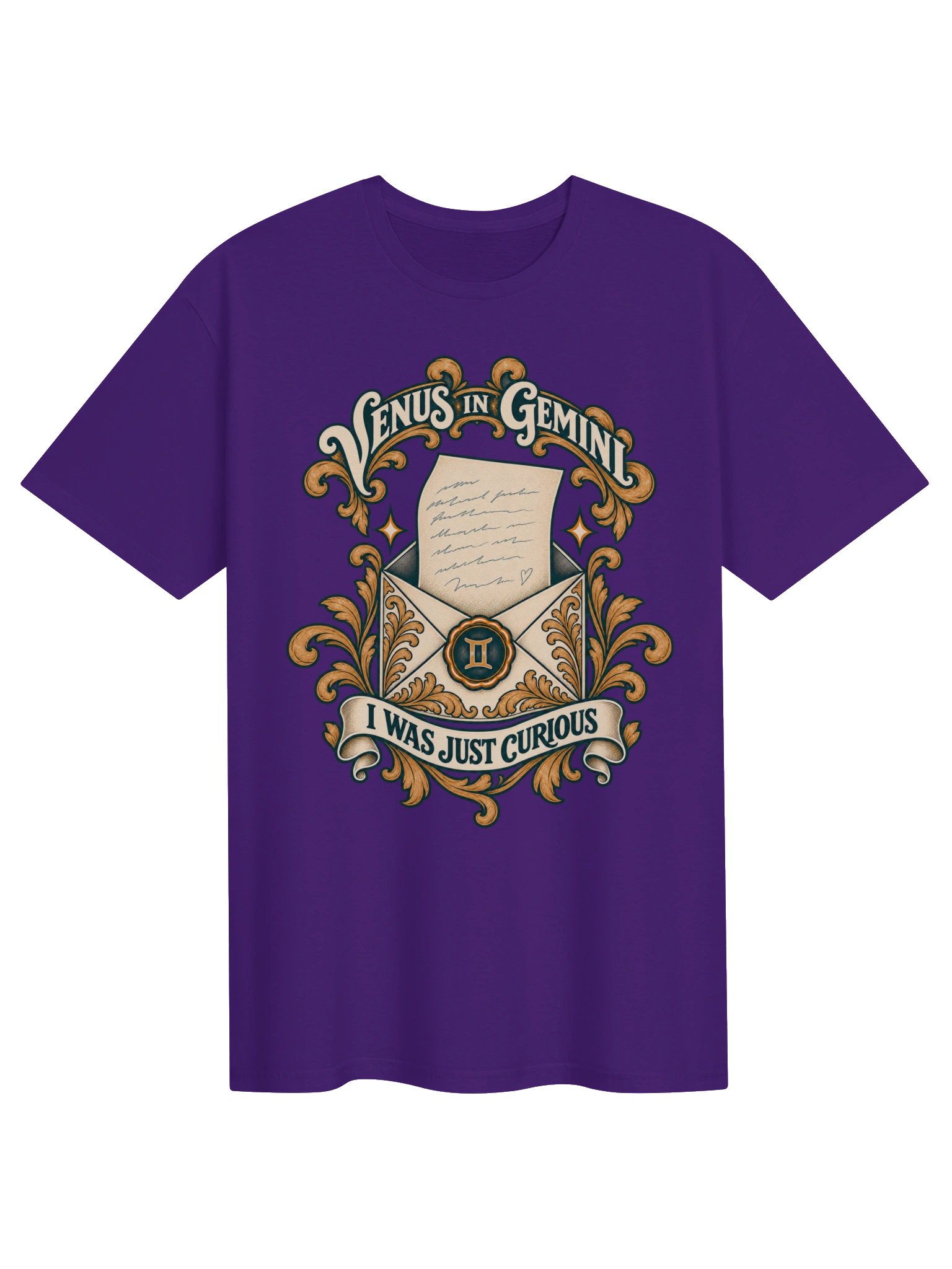 Venus in Gemini I Was Just Curious Tee product image (1)