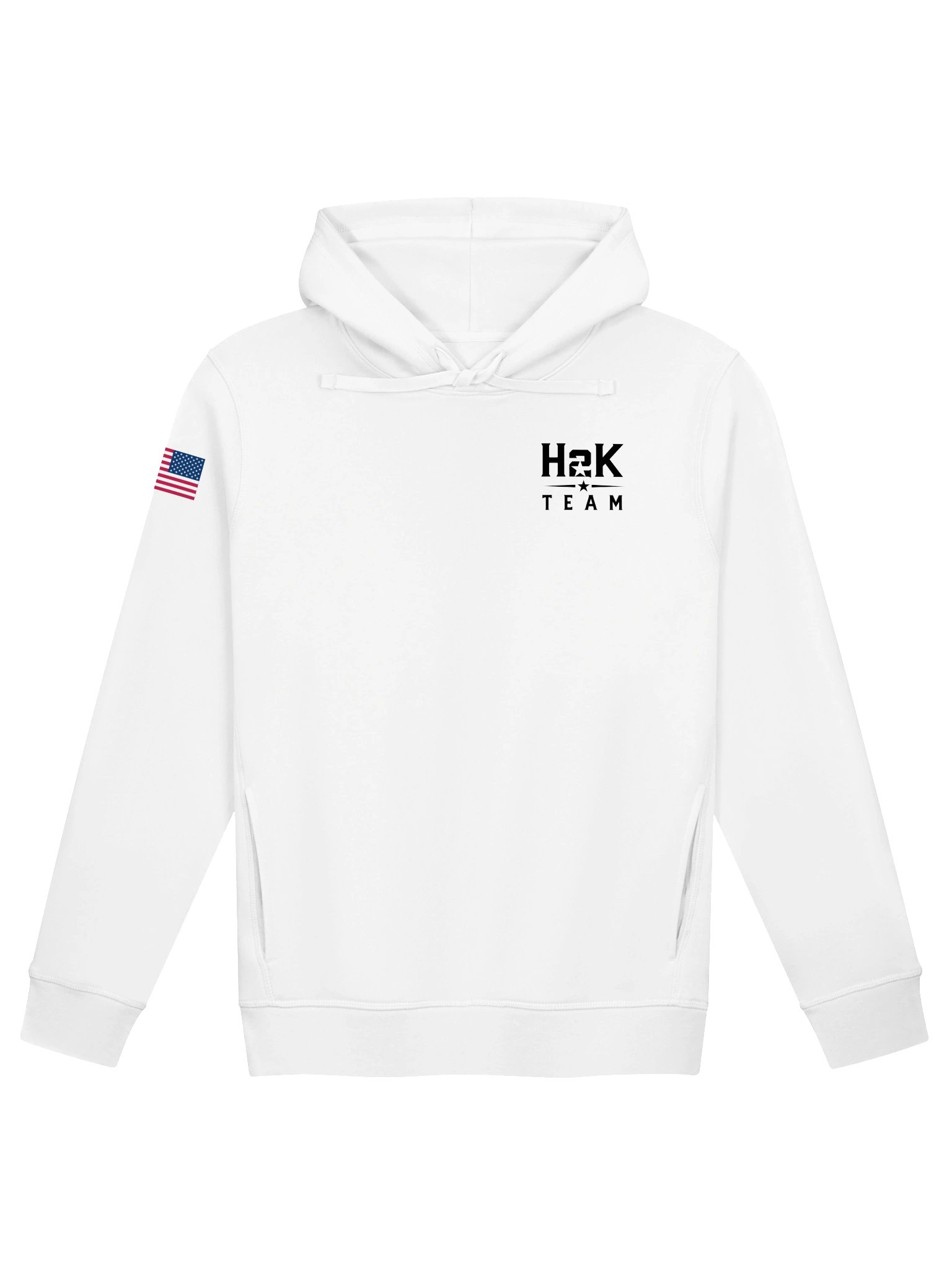 H2K Team | Unisex Organic Side Pocket Hoodie - White product image (1)