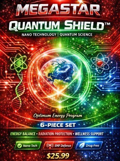 🔷 Megastar Quantum Shield™ Nano Technology | Quantum Science | 6-Piece Set product image (1)