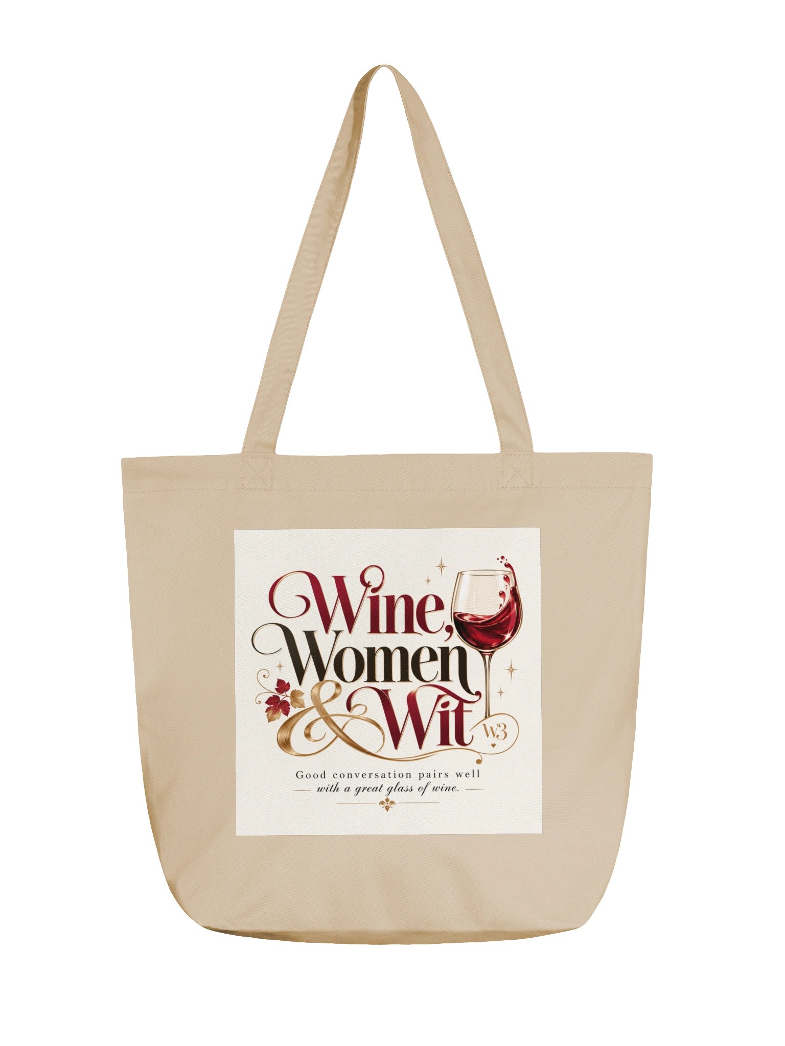 Wine, Women & Wit Tote product image (1)