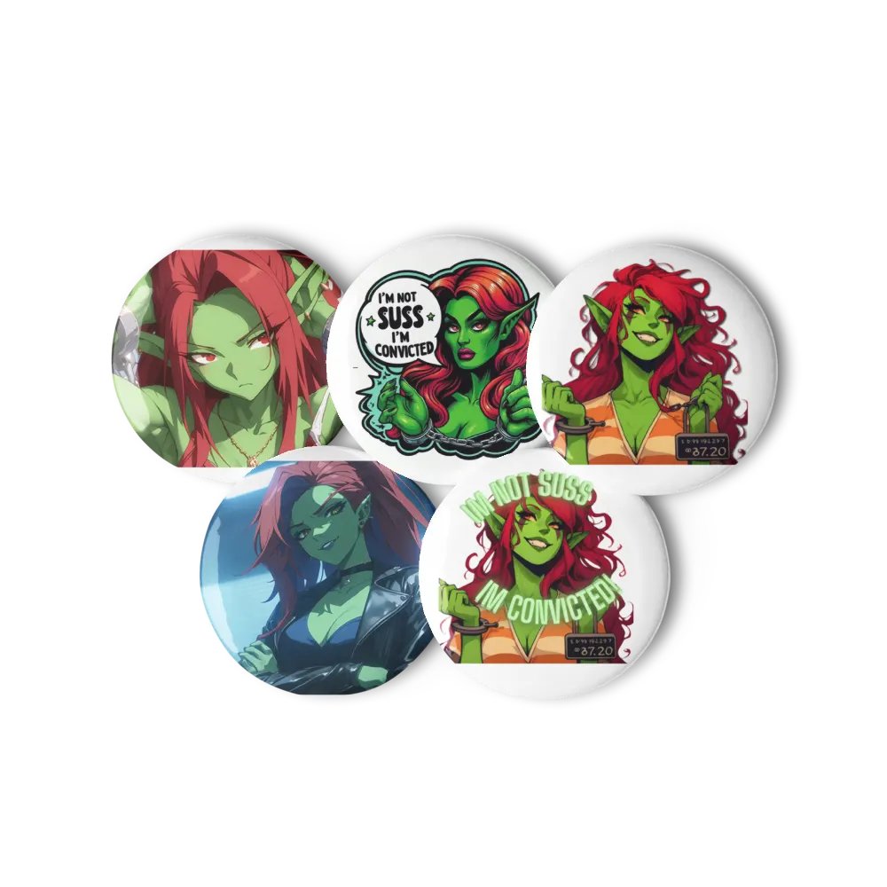 I'm Not Suss, I'm Convicted Pins product image (11)