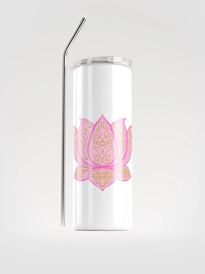 Golden Lotus Stainless Steel Tumbler product image (1)