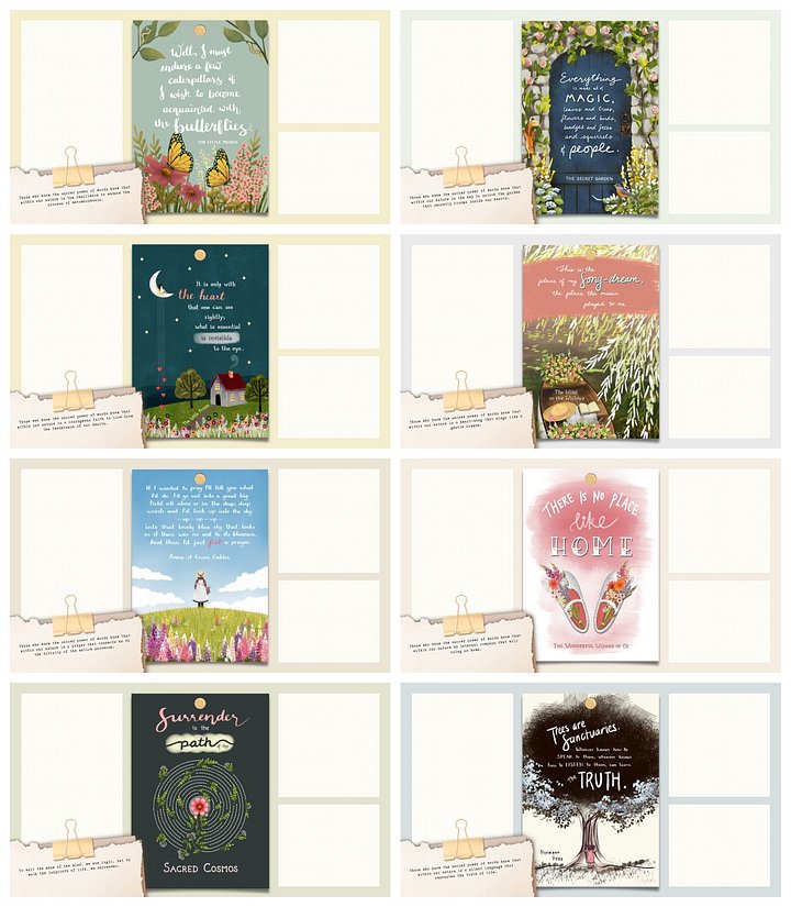 The Power of Words Desktop Wallpaper Organizer Collection product image (1)