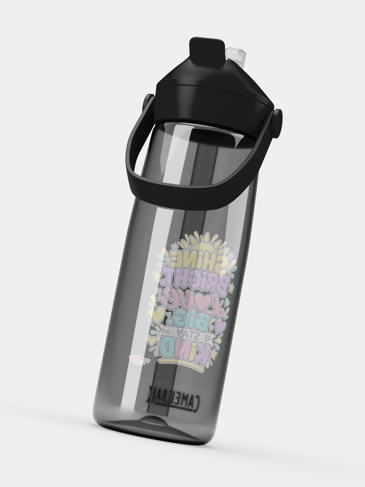 CamelBak Thrive® Flip Straw Inspirational Water Bottle - Shine Bright. Love Big. Stay Kind. product image (8)