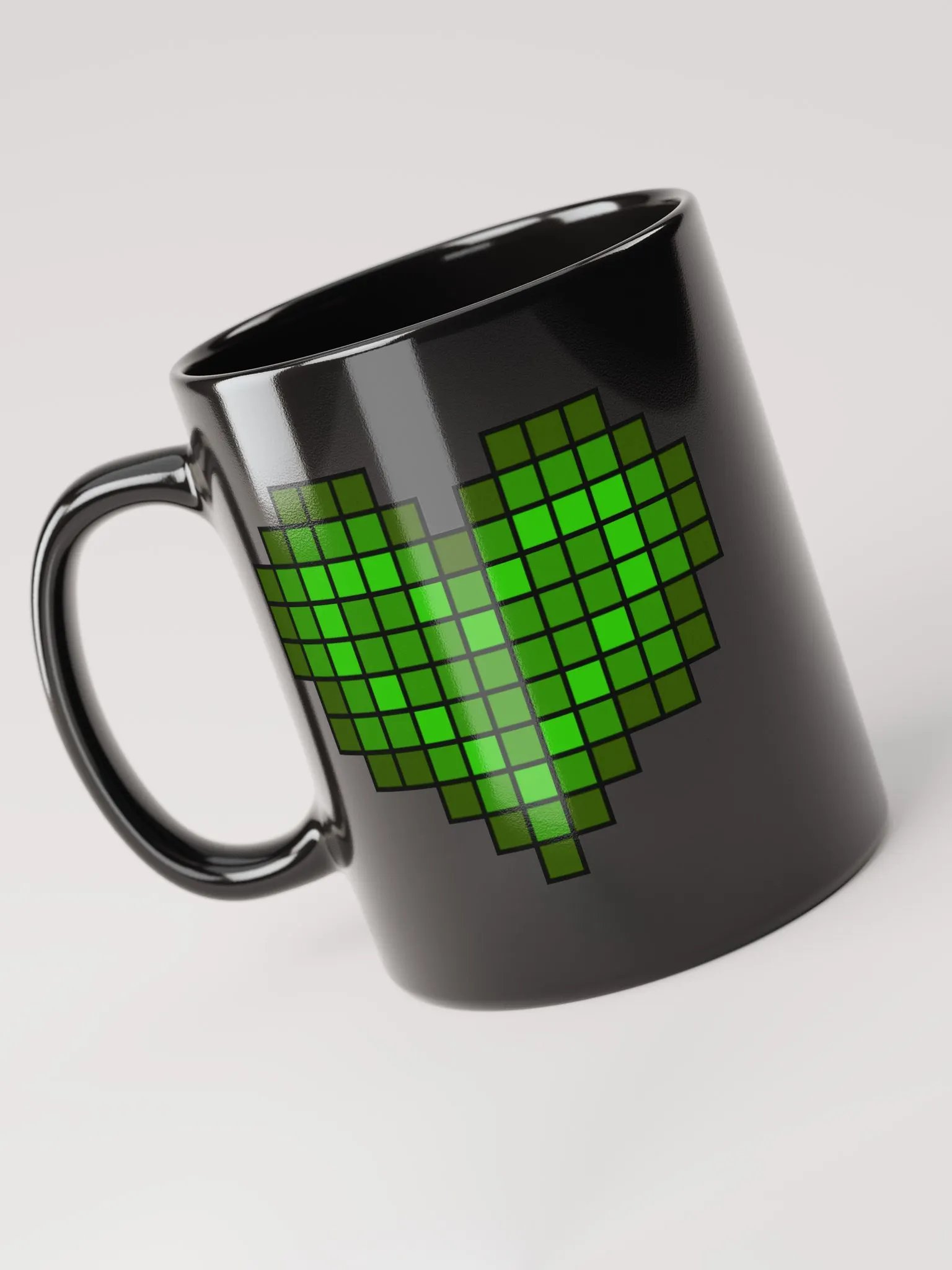 Irish Heart Black Glossy Mug product image (5)