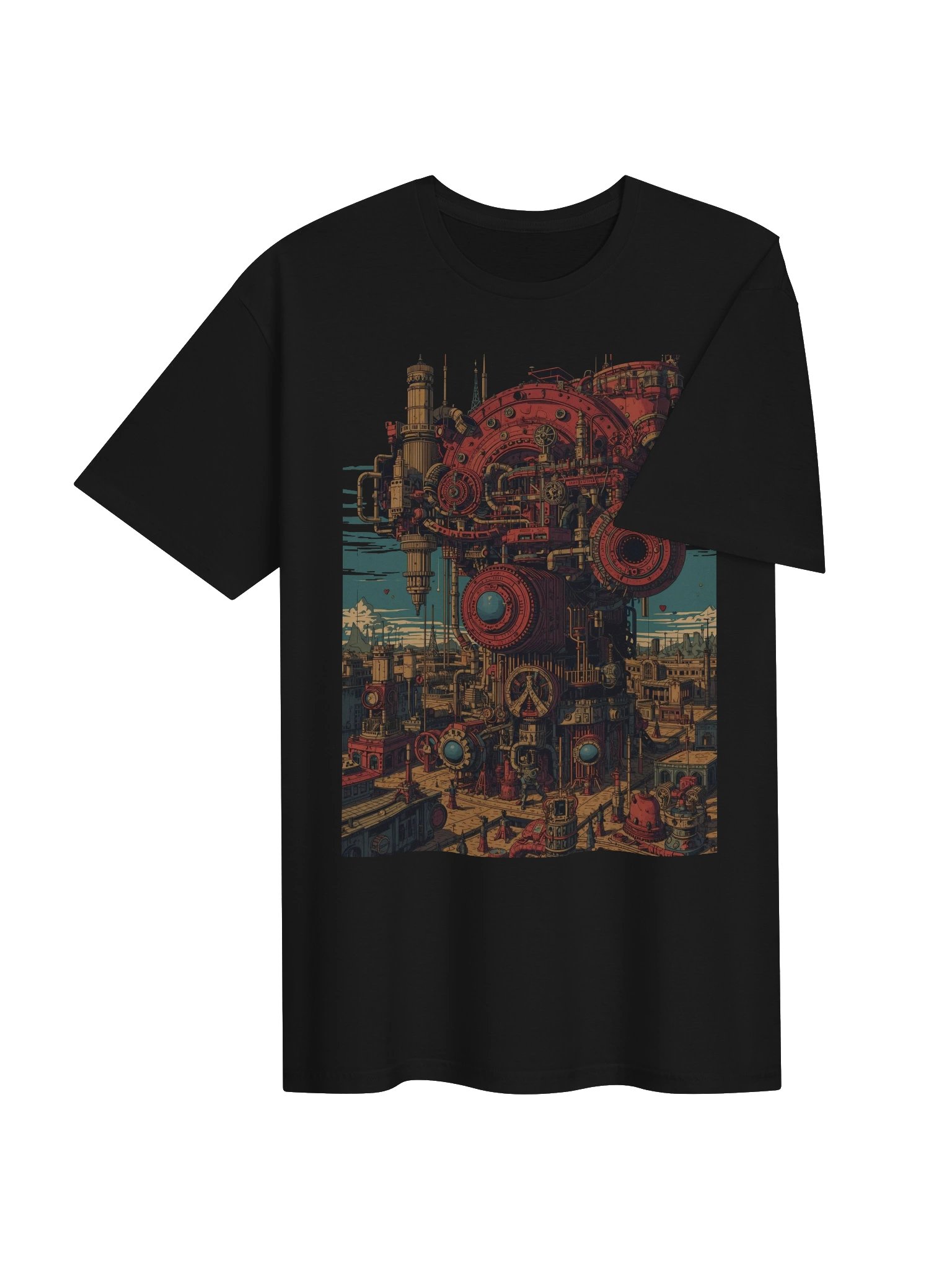 Retro-Futurist Machine City T-Shirt product image (7)
